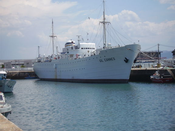 El barco hospital Gil Eannes