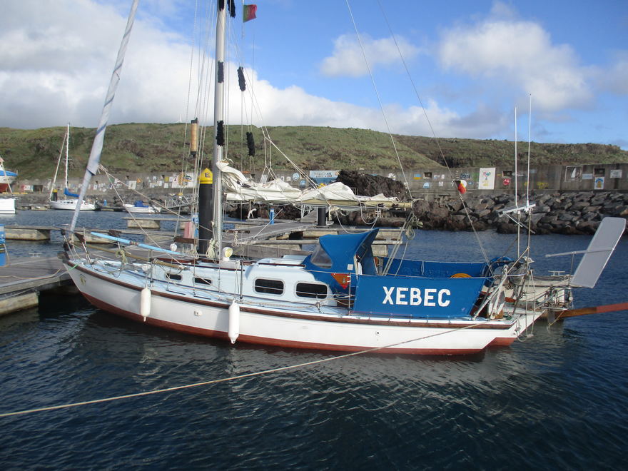 Xebec en el puerto deportivo de Santa María