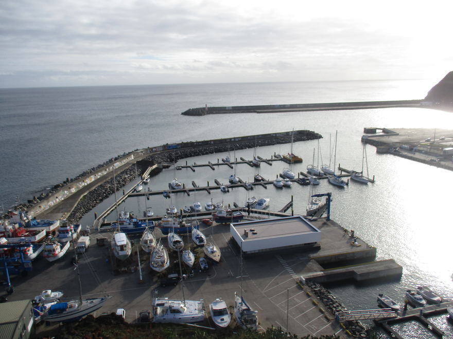 el puerto deportivo de la isla de Santa María