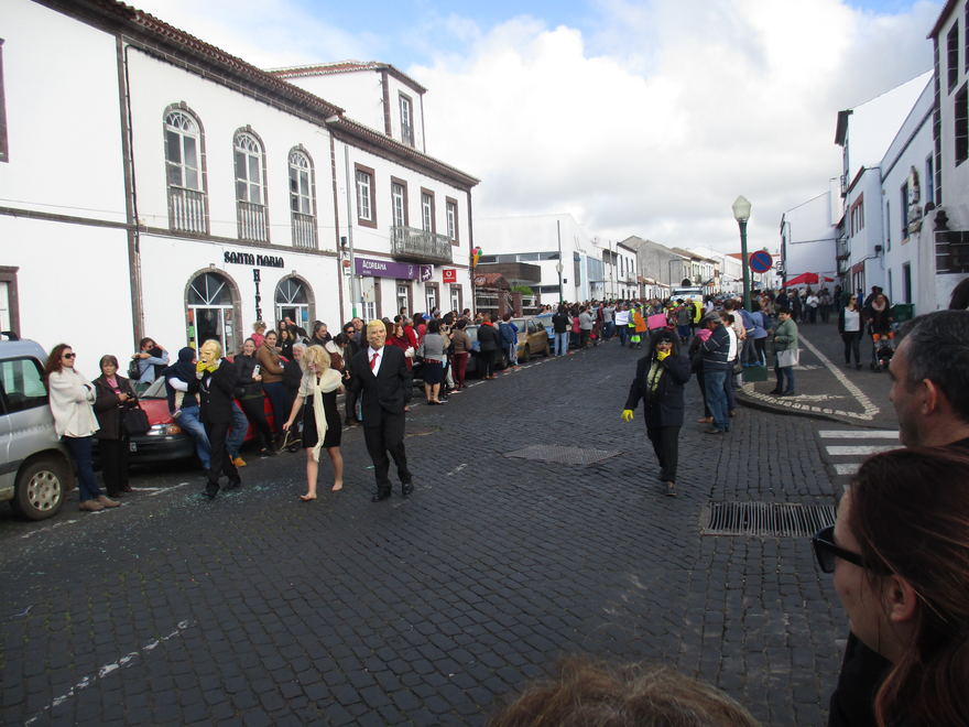 carnaval de Santa María con Donald Trump