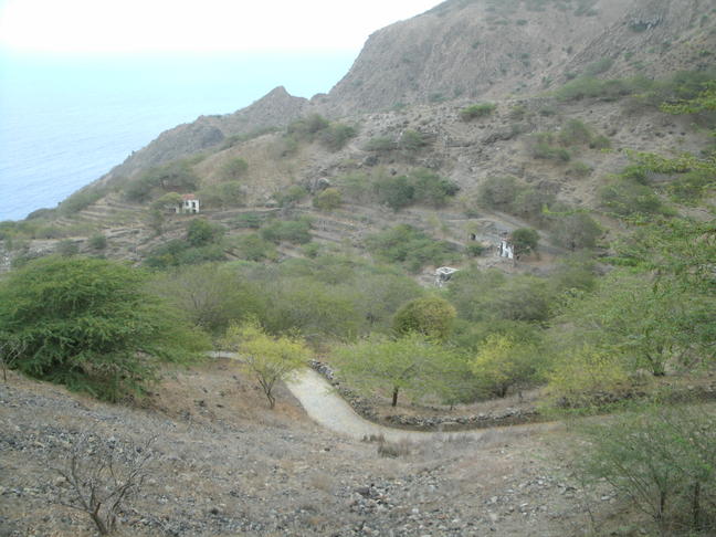 el pueblo de Vinagre en la isla Brava