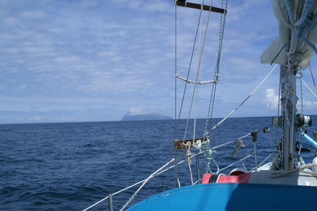 La isla del cuervo vista desde Xebec