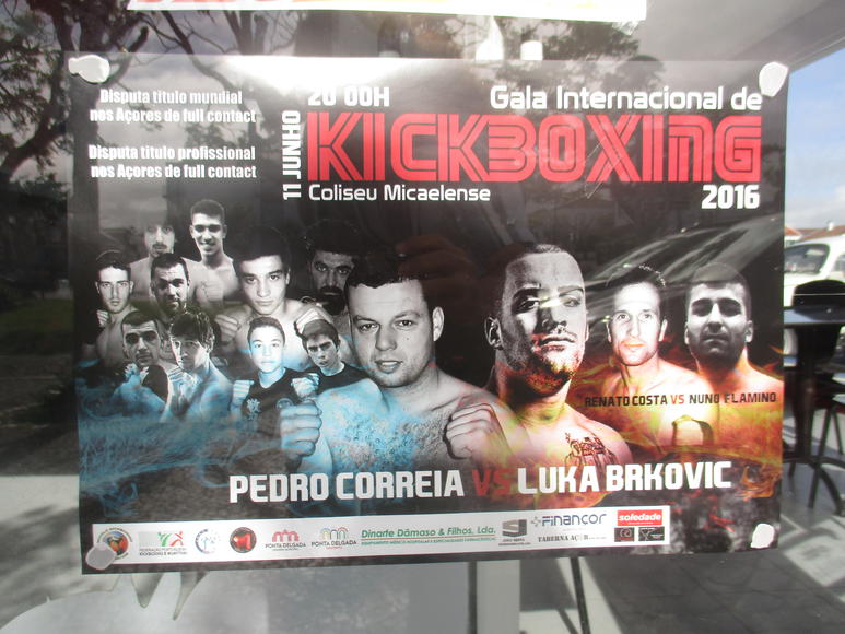 cartel campeonato kickboxing Portugal