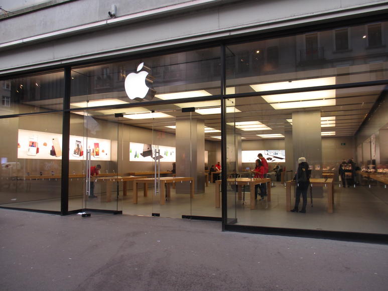 La tienda Apple de Zurich