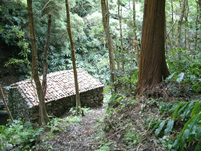 Molino restaurado en la Ribeira Funda de las Flores