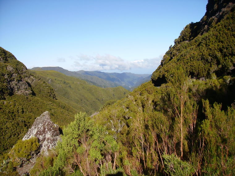 montañas del corazón de la isla de Madeira