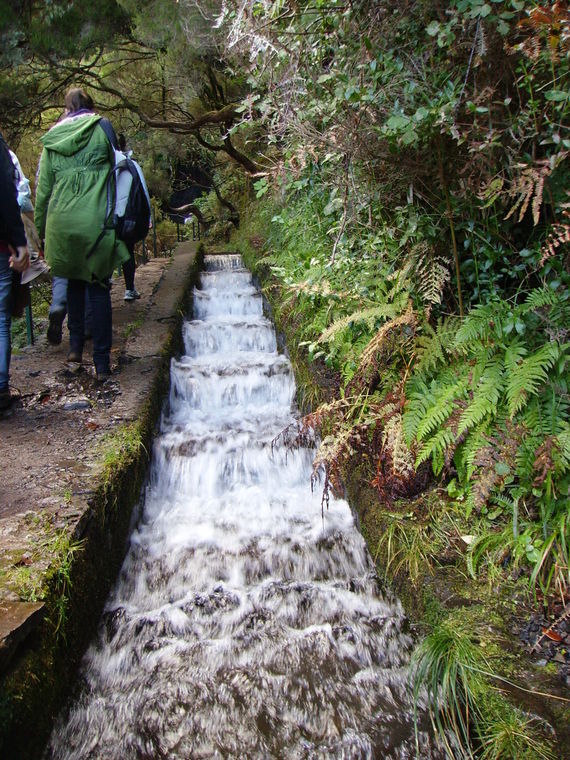 levada de las 25 fuentes de la isla de Madeira