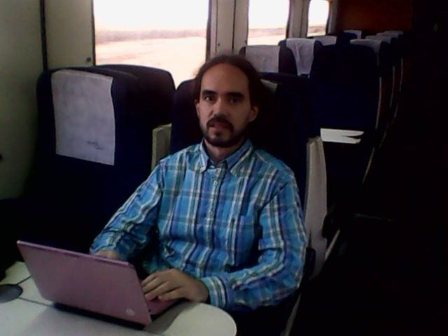 Actualizando la web desde un tren rumbo N-NE