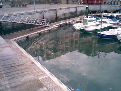 El puerto deportivo de Bermeo