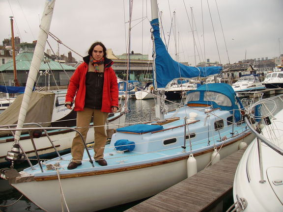 yacht Xebec in Plymouth in 2008