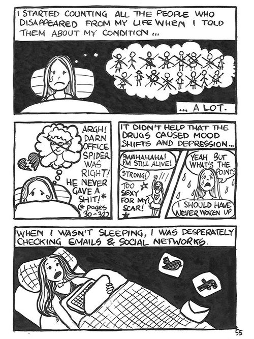 OJ Página 55 del comic Orange Juice de Francesca Mancuso
