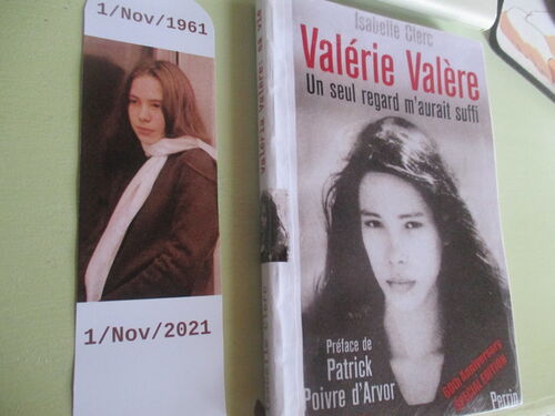 Edición conmemorativa y marcapáginas de la biografía de Valérie Valère por su 60 aniversario