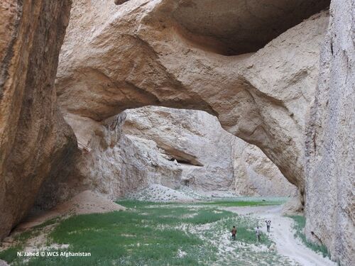 Afganistán, parque natural de Bamyan,<br>el 12° arco natural más grande del planeta