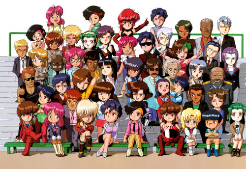 Personajes de Bubblegum Crisis versión chibi