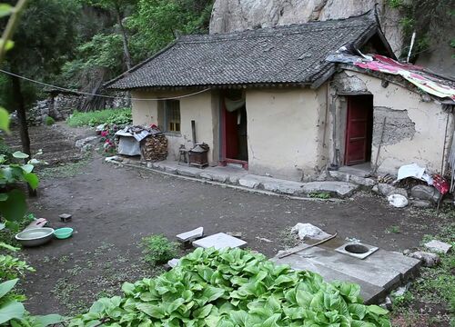 Típica cabaña de ermitaño de China