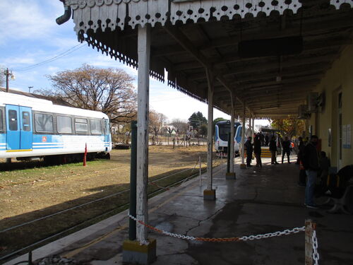 Estación de Cosquín en la provincia de Córdoba en Argentina