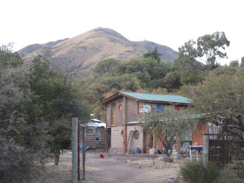 Casa autoconstruida en Capilla del Monte