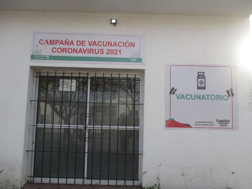 Vacunatorio de Capilla del Monte.