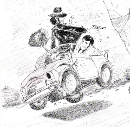 Lupin III arriesgándose durante el año del tigre