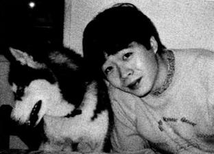 Yuzo Takada con su perro