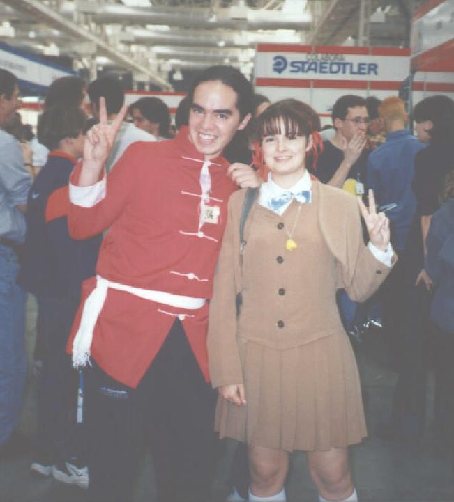 Ranma y Miaka en el Salón del Manga de 1998
