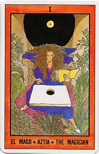 El arcano de El Mago, del Tarot de Euskal Herria