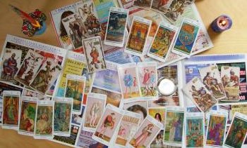 Cartas de Tarot sobre anuncios del gremio