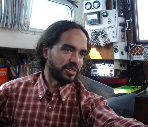 Nacho en Xebec durante el invierno de 2012