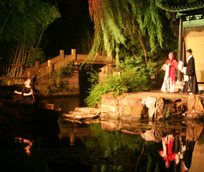 Scene of Kunqu Opera The Pavilion of Peonies