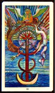 imagen de carta de tarot rwirth-9