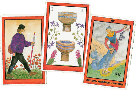 tirada del Tarot de 3 cartas